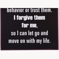 Skilt - I forgive people