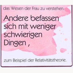 Skilt - Manche m"nner bem&#61825;hen sich lebenslang