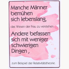 Sign - Manche männer bemühen sich lebenslang