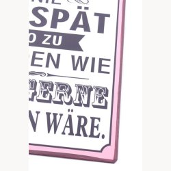 Skilt - Es ist nie zu sp&auml;t