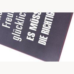 Skilt - ich brauche nicht viele freunde...