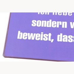 Skilt - In der liebe geht es nicht darum...