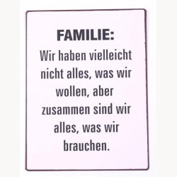 Skilt - Familie: