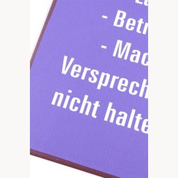 Skilt - 3 wichtige regeln einer beziehung: