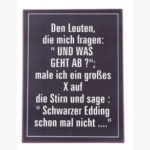 Sign - Den leuten, die mich fragen...