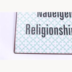 Skilt - Man sagt nicht mehr weihnachtsbaum.