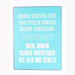 Skilt - Kinder streiten sich und...