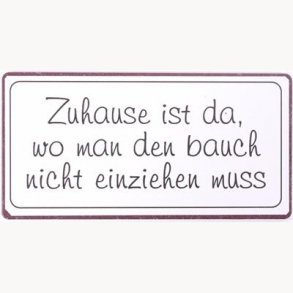 Magnet - Zuhause ist da, wo man den bauch...