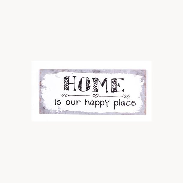 Sign - Home is our happy place