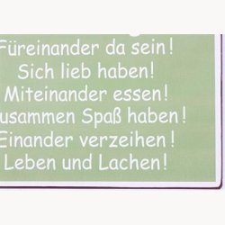 Skilt - Familien-Regeln: