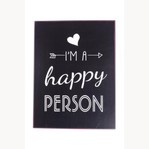 Sign - I'm a happy person