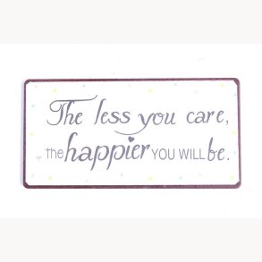 Magnet - The less you care, the happier you will be