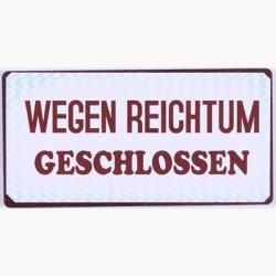 Magnet - Wegen reichtum geschlossen