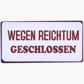 Magnet - Wegen reichtum geschlossen