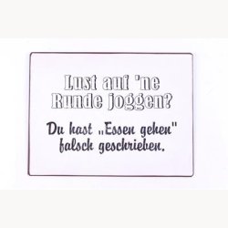 Skilt - Lust auf 'ne runde joggen?