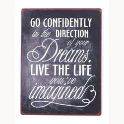 Skilt - go confidently in the direction