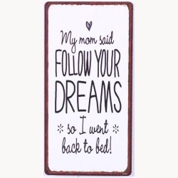 Magnet - My mom said, follow your dreams