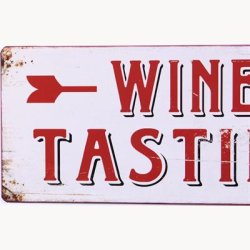 Skilt - Wine tasting