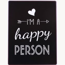 Skilt - I'm a happy person