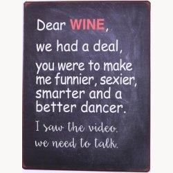 Sign - Dear wine