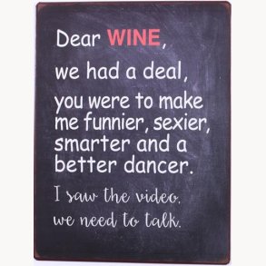 Sign - Dear wine