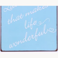 Skilt - it's the little things taht makes life wonderful