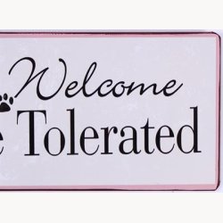 Sign - Dogs welcome