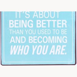 Skilt - Life is not about...