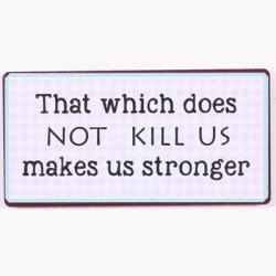 Magnet -  That which does not kill us...