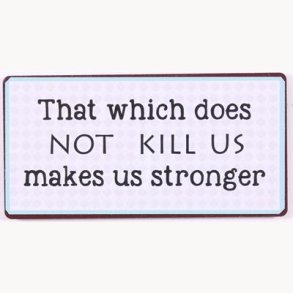 Magnet - That which does not kill us...