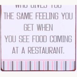 Skilt - Mary the one...