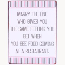 Skilt - Mary the one...