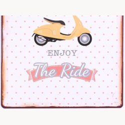 Skilt - Life is a journey, enjoy the ride