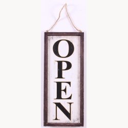 Tr skilt - Open/Closed