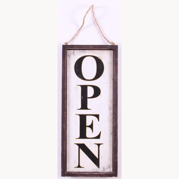 Wood Sign - Open/Closed