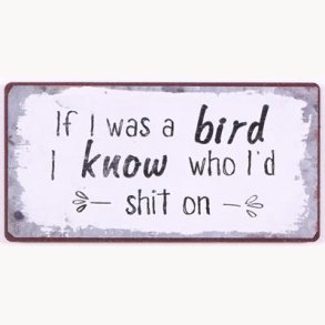 Magnet -If i was a bird, i know who i'd shit on