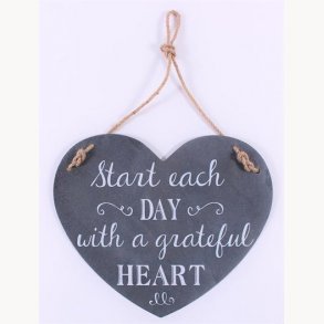 Sign - start each day with a grateful heart