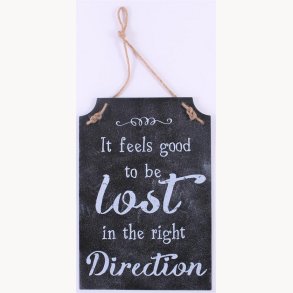 Sign - It feels good to be lost...