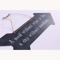 Skilt - A meal without wine is like...