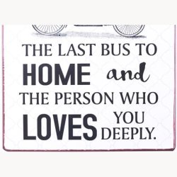 Skilt - Mom said you'd better not miss two things..