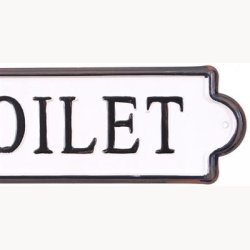 Skilt - Toilet