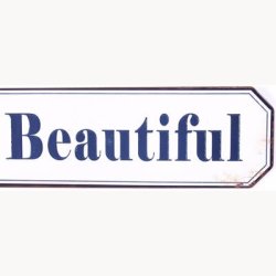 Skilt - House of beautiful