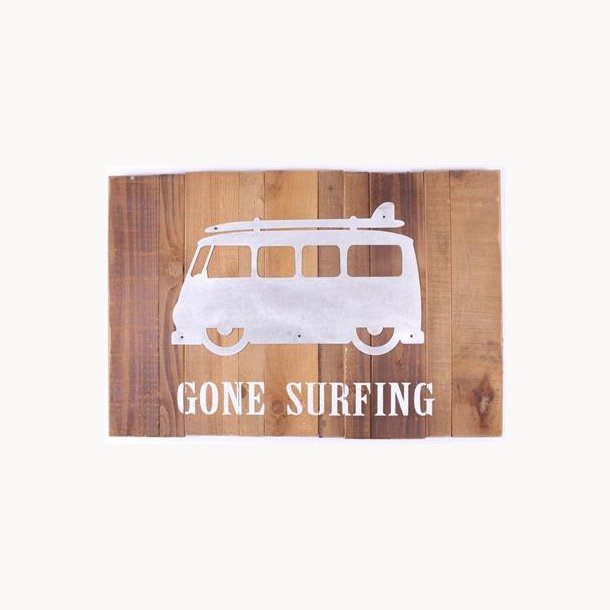 Tr Skilt - Gone surfing