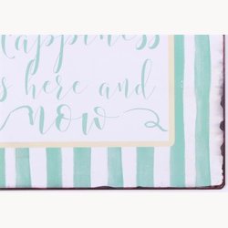 Skilt - Happiness is here and now