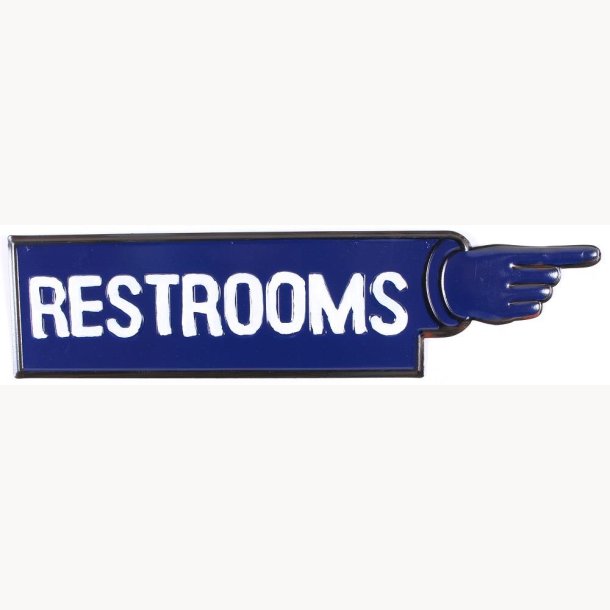 Sign - Restrooms