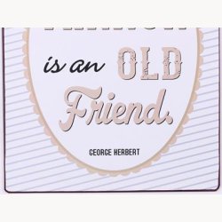 Skilt - The best mirror is an old firend