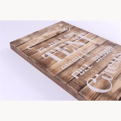 Tr Skilt - Our family is just one tent...