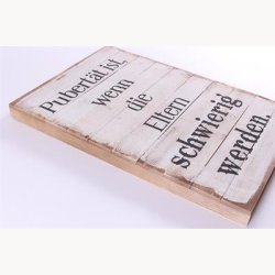 Tr Skilt - Pubert&auml;t ist, wenn die eltern schwierig werden