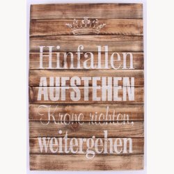 Tr Skilt - Hinfallen aufstehen