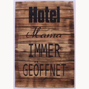 Wood Sign - Hotel Mama